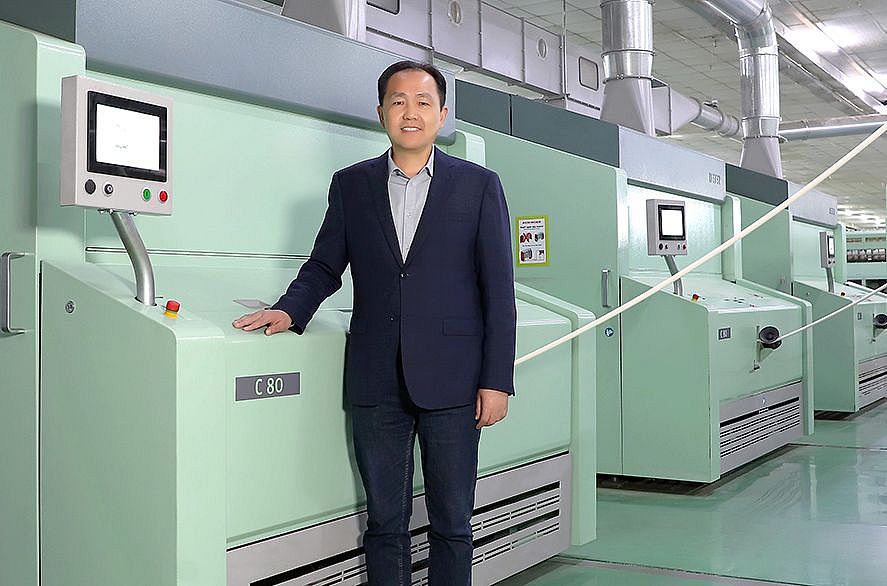 Gu Jingguo, General Manager of Chuzhou Jinshangjia Yarn Industry Co., Ltd.